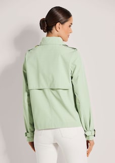 Korte jas in trench-stijl thumbnail 4