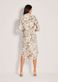 Sommerkleid mit floralem Print und 3/4-Arm thumbnail 4