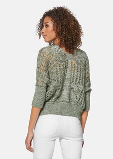 Ajour Strick Pullover mit Alpaka-Anteil thumbnail 4