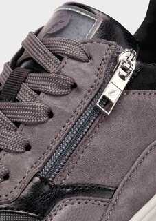 Sneaker aus Glatt- und Wildleder thumbnail 3