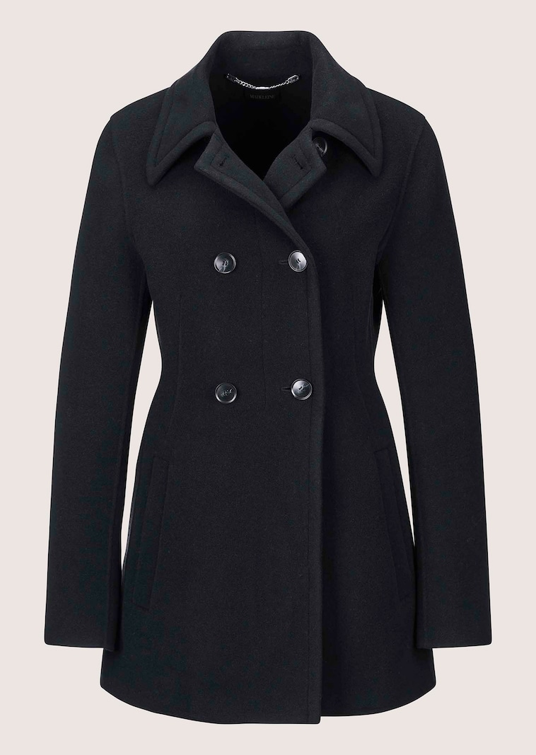 Doubleface-Jacke im Caban-Stil