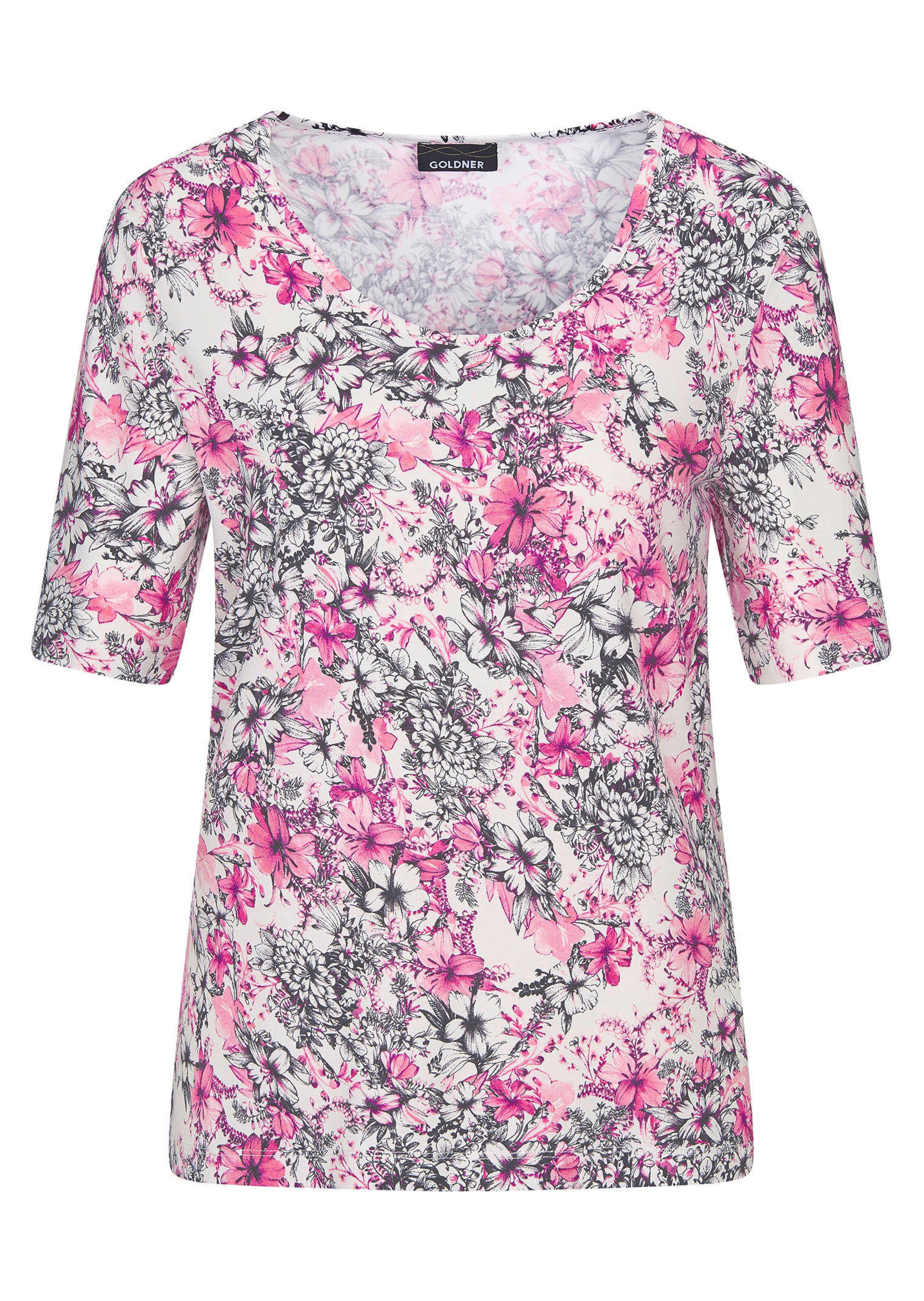 T-shirt avec splendide motif floral