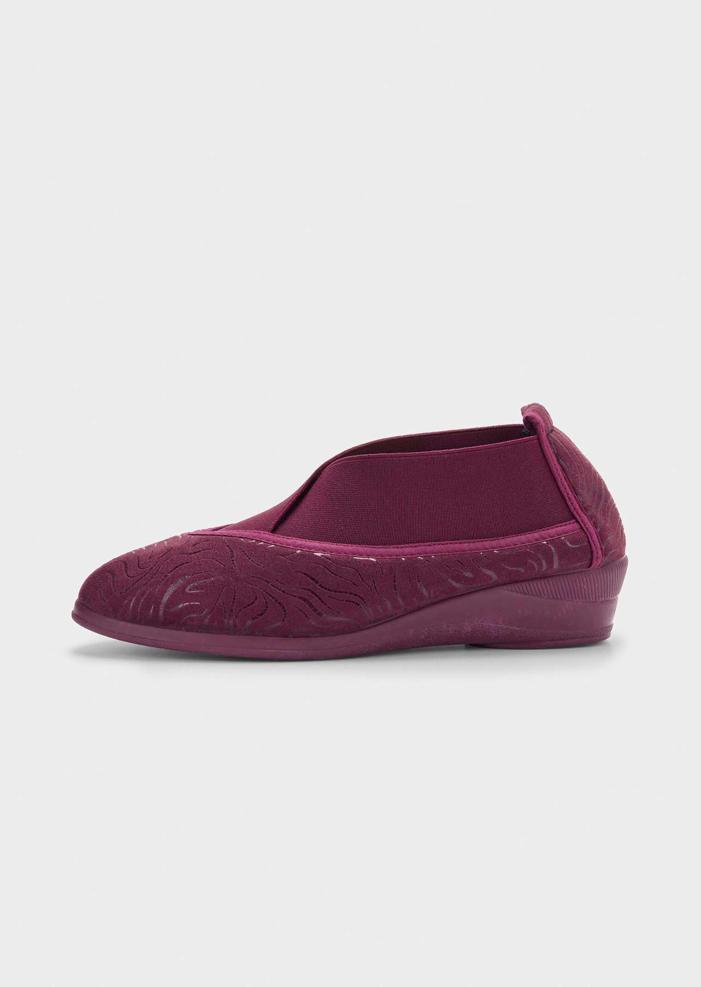 Pantoffels met elastiek en zool met grip