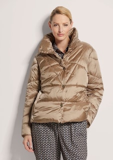 Wattierte Steppjacke mit Stehkragen thumbnail 2