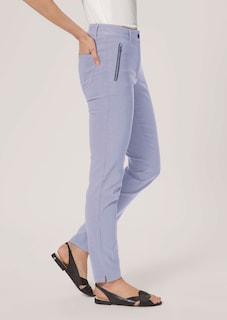 Skinny fit trousers with zip pockets thumbnail 5