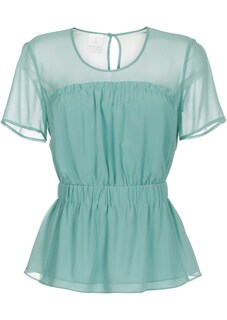Halbarm-Bluse aus Seide thumbnail 2