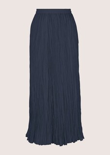 Crinkle-pleated midi skirt thumbnail 7