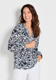 Druckbluse im Unikat-Print thumbnail 1