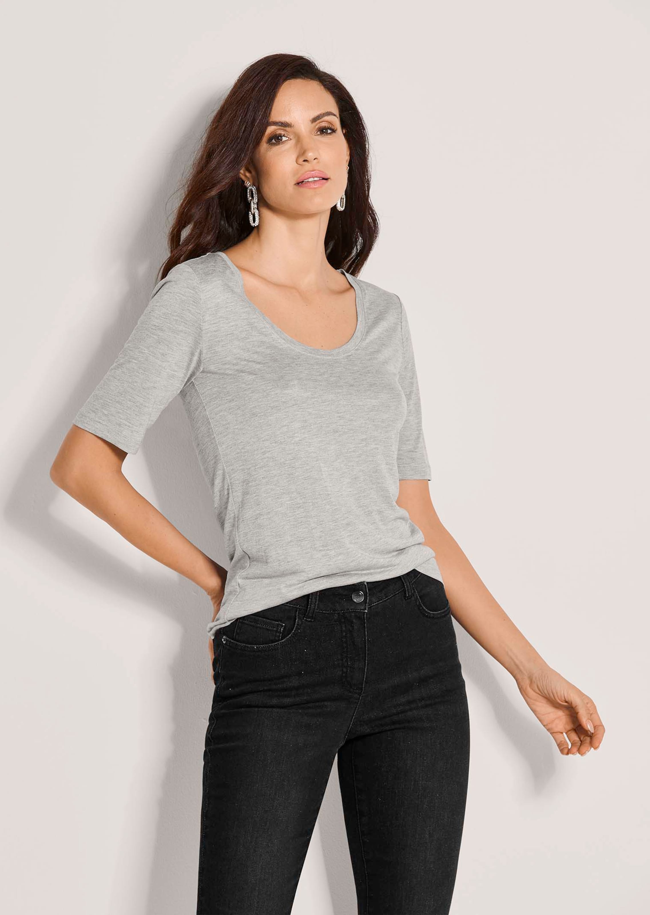 Shirt mit Halbarm