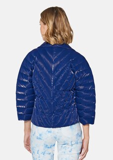 Kurze Steppjacke mit 3/4-Ärmeln thumbnail 4