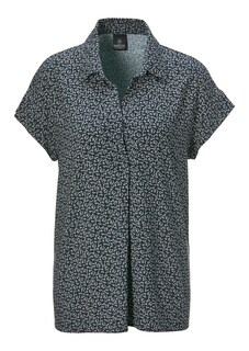 Kurzarm-Bluse mit Minimal-Druck thumbnail 2