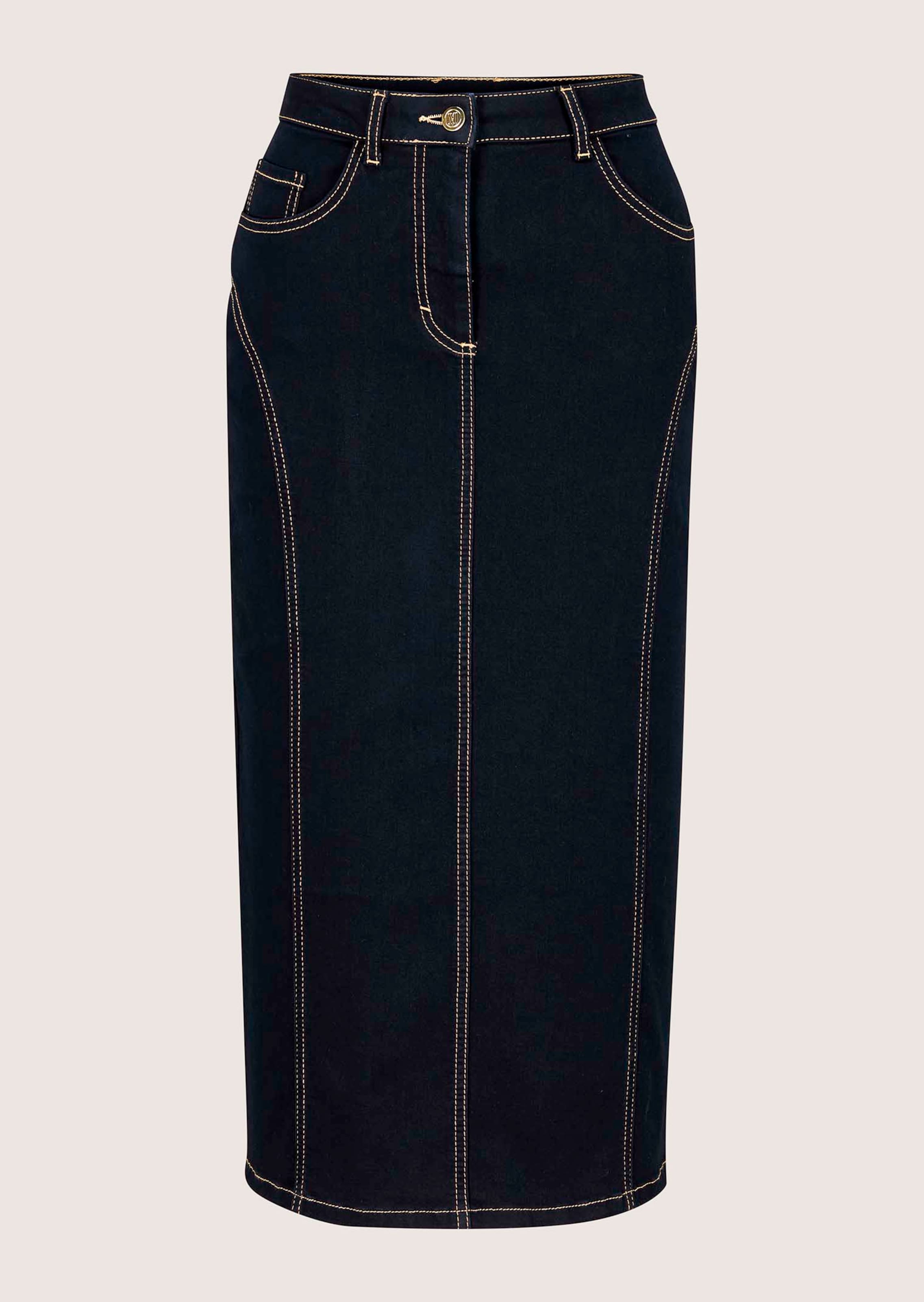Jeansrock in langer Pencil-Form
