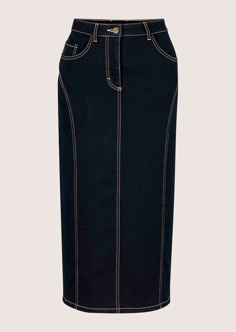Jeansrock in langer Pencil-Form