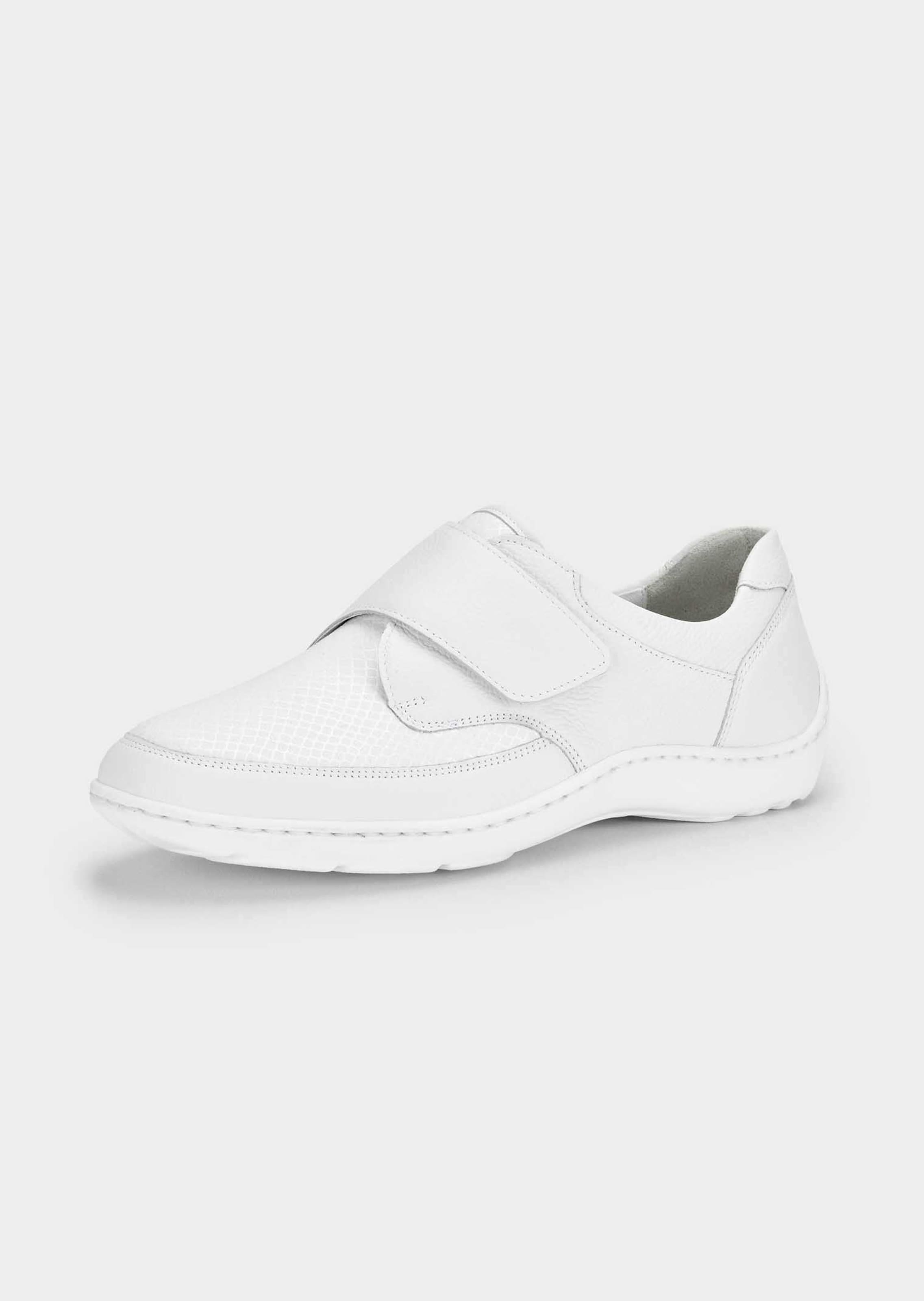 Slipper aus Leder und Textil
