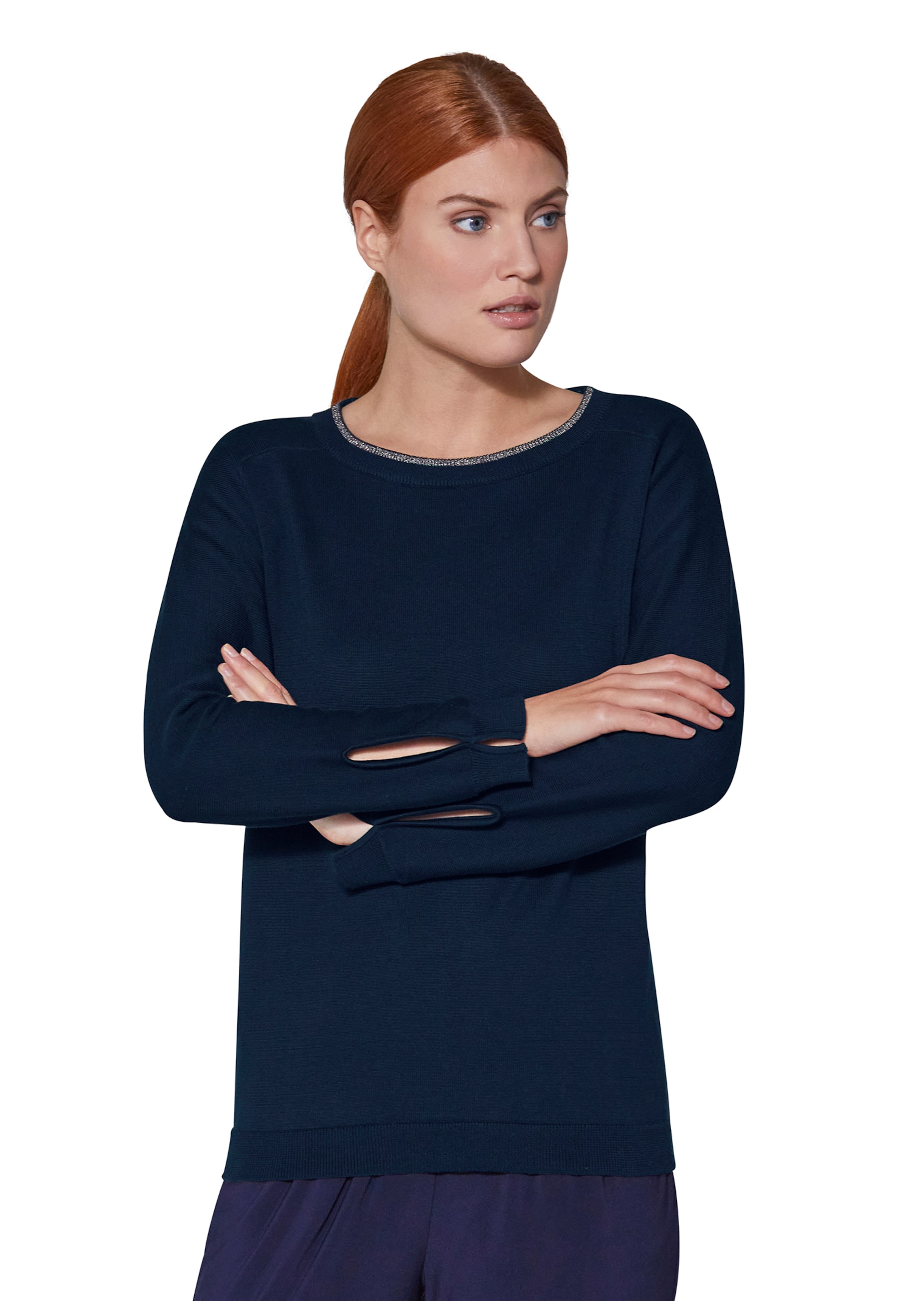 Plain cotton jumper