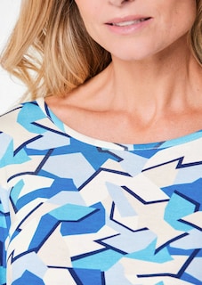 Langarmshirt mit auffälligem Muster thumbnail 6