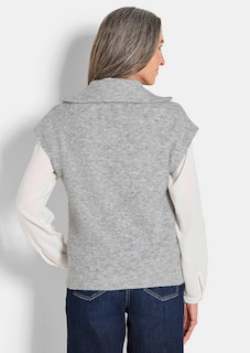 Gilet en tricot avec fermeture zippée thumbnail 3