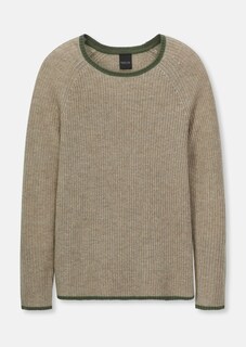 Rundhals-Pullover aus Rippstrick thumbnail 2