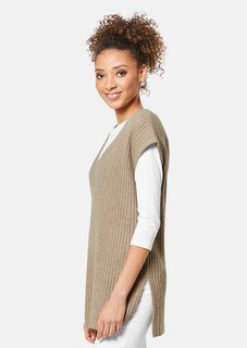 Rippstrick-Pullover aus Merinowolle mit Kaschmir thumbnail 5