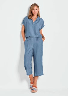 Bluse in Denim-Optik thumbnail 2