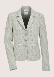Jersey blazer with a honeycomb pattern thumbnail 7