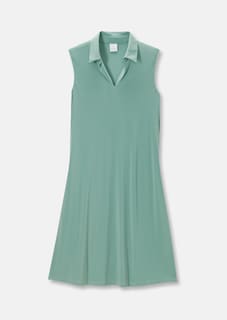 Ärmelloses Kleid mit Hemdkragen thumbnail 7
