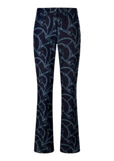 Bedruckte Jeans in gerader Form thumbnail 7