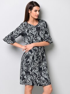 Kleid mit grafischem Dessin thumbnail 7