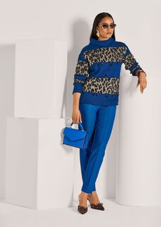 Jacquard-Sweatshirt mit Leo-Design thumbnail 5