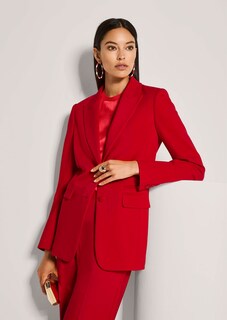 Blazer mit Reverskragen in leicht verlängerter Form thumbnail 5
