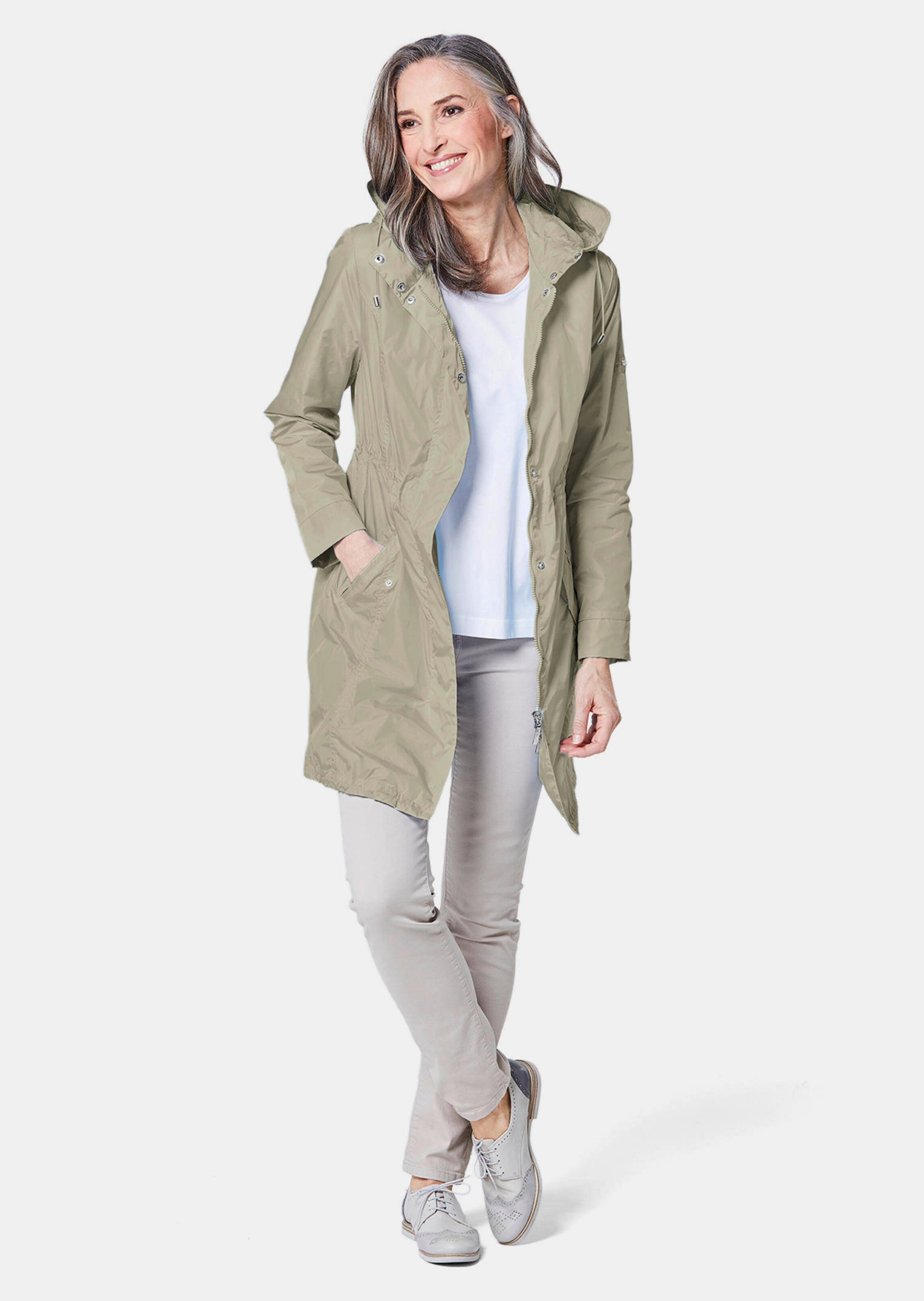 Trendiger leichter Regen Parka aus funktionalem Material thumbnail 2