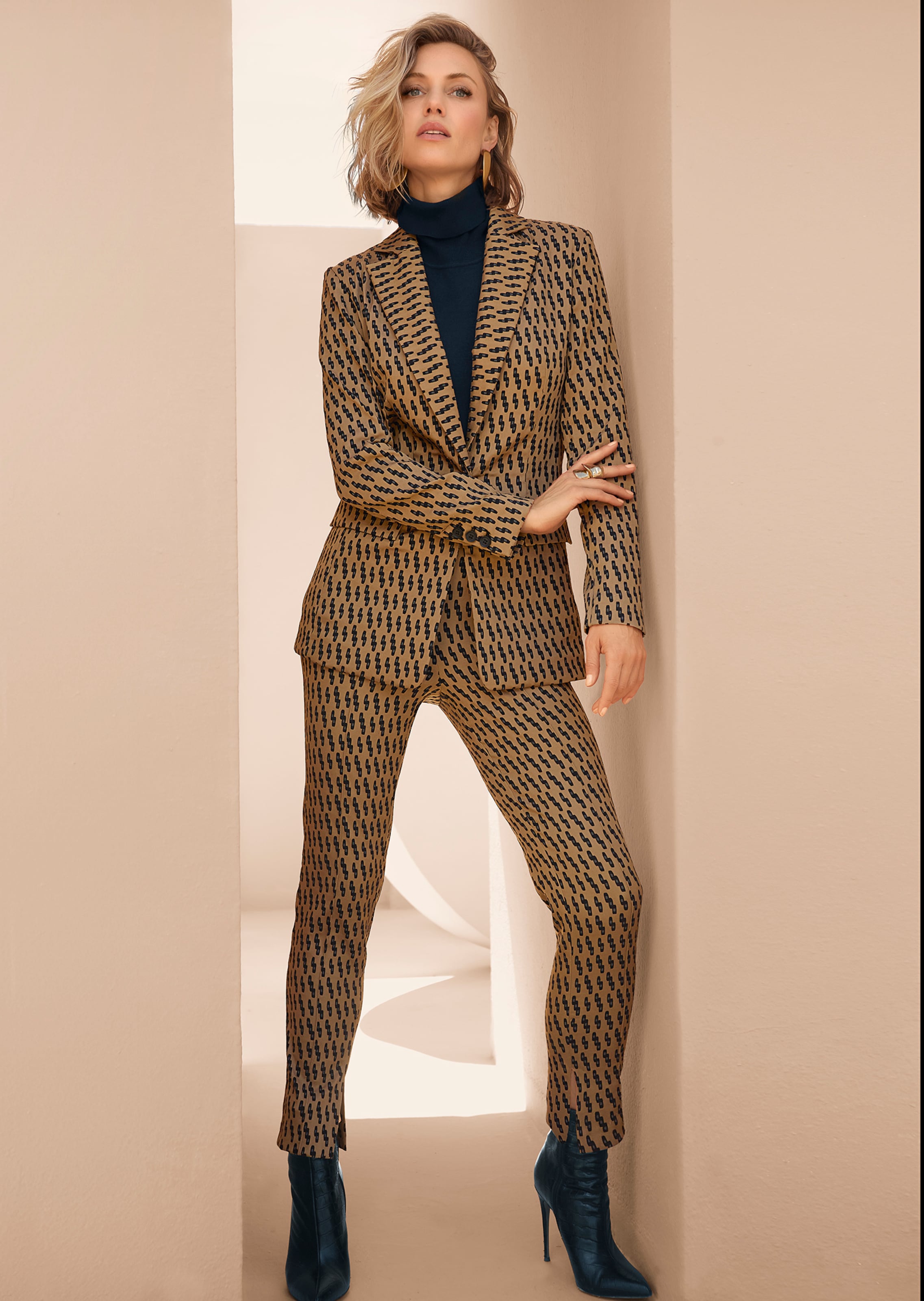 Blazer long en jersey