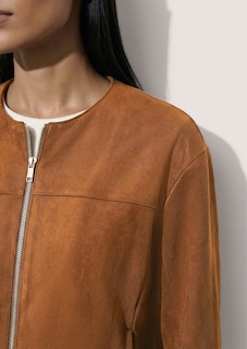 Blouson in velour look thumbnail 6