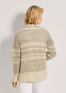 Ajour-Strickjacke in knopfloser Longform thumbnail 4