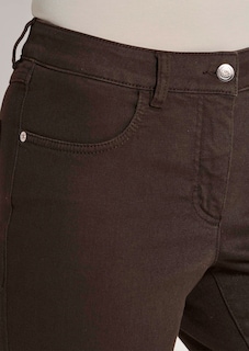 Schmal zulaufende Jeans mit Formbund thumbnail 6