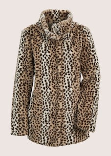 Manteau en fausse fourrure motif léopard thumbnail 7