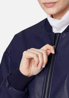 Bomberjacke in cooler Leder-Optik thumbnail 6