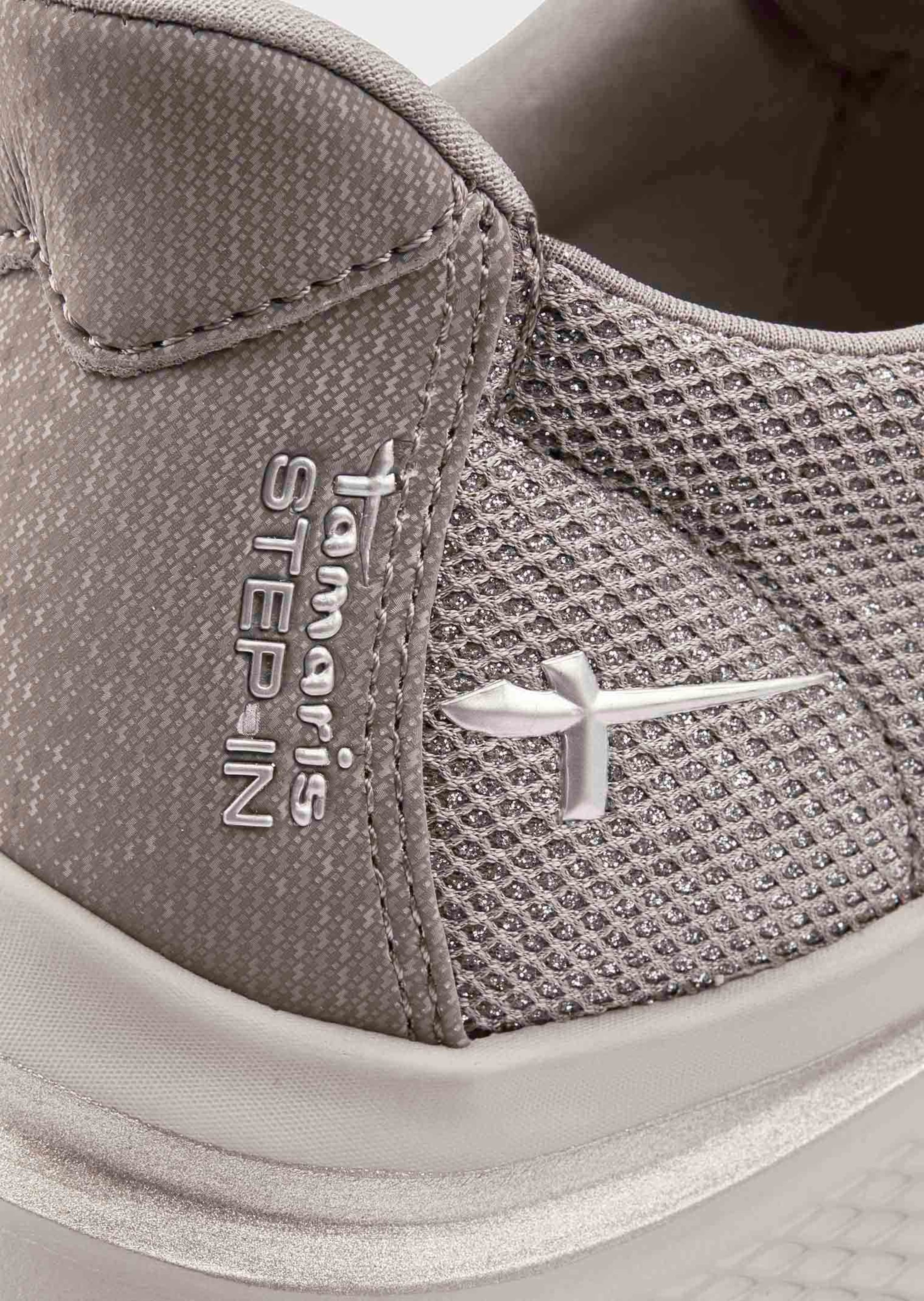 Lichte sneakers met lurex thumbnail 4