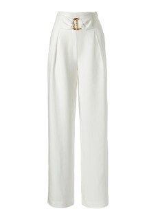 Weite Bundfaltenhose mit Zierschließe thumbnail 2