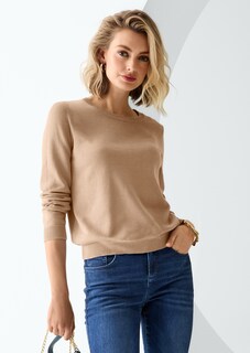 Feinstrick-Pullover aus reiner Baumwolle thumbnail 1