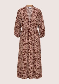 Robe effet portefeuille à imprimé zèbre thumbnail 7