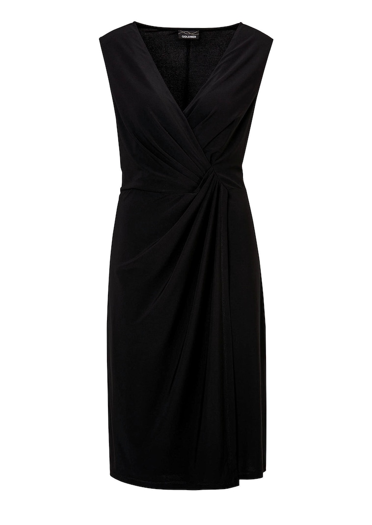 Elegantes Wickelkleid in Slinky-Qualität