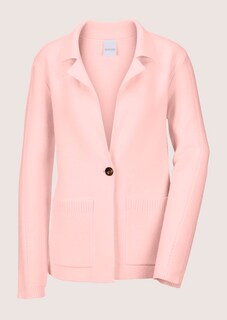 Gebreide blazer met kasjmier thumbnail 7
