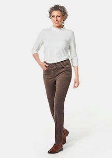 Pantalon aspect daim thumbnail 2