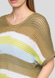 Pull en grosse maille avec fil brillant thumbnail 5