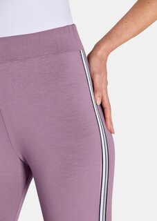 Leggings with galon stripes in a double pack thumbnail 4