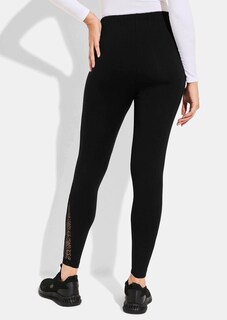 Leggings mit Spitzeneinsatz thumbnail 2