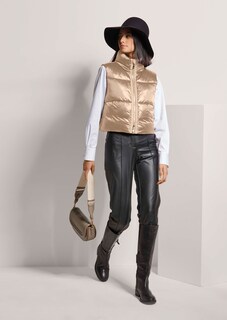 Gilet matelassé court style métallisé thumbnail 5