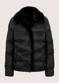 Steppjacke mit Teddyfellkragen thumbnail 7