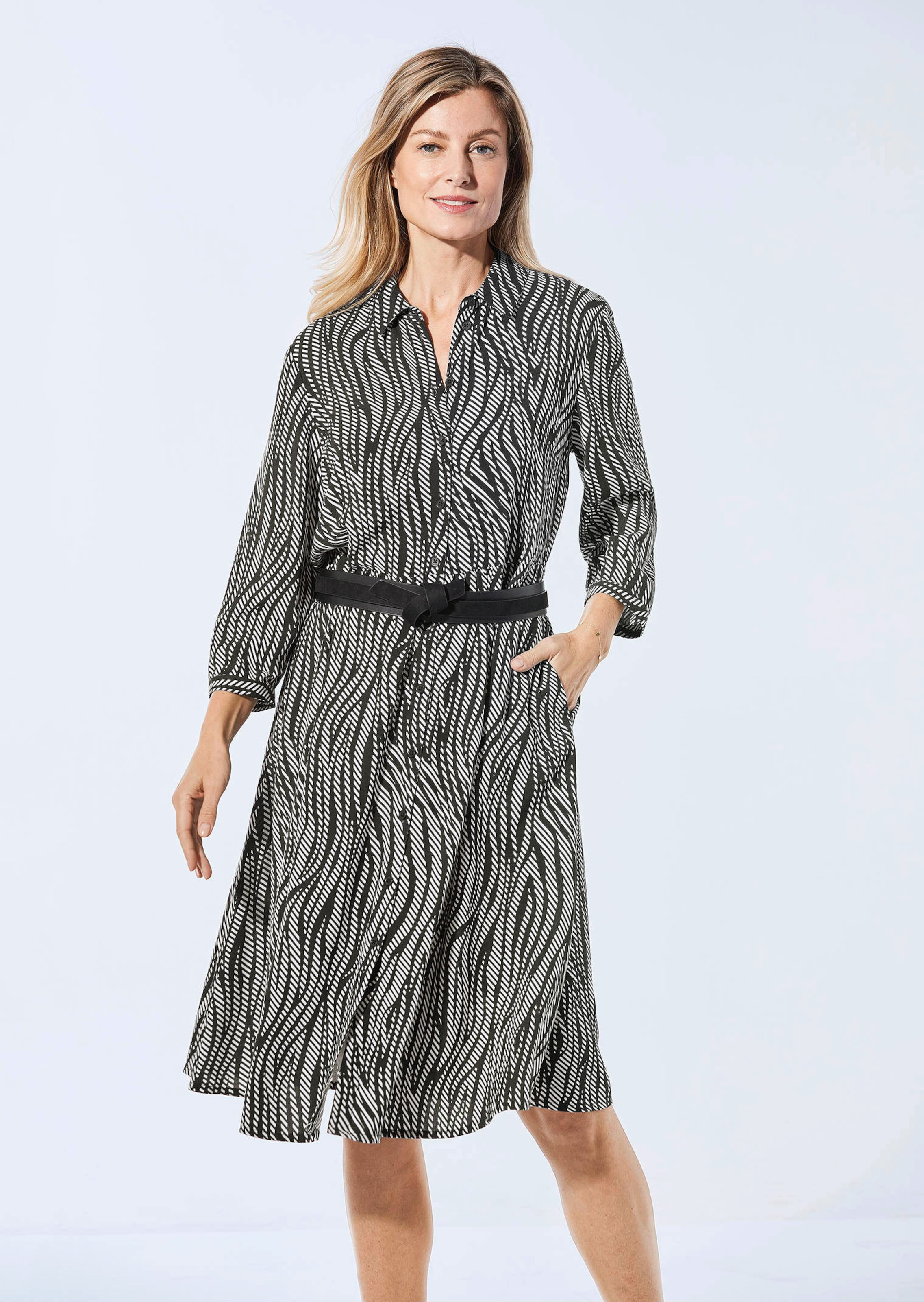 Blusenkleid mit Hemdkragen